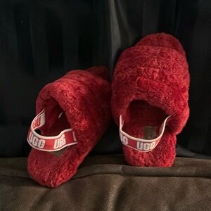Uggs slippers fluff yeah
